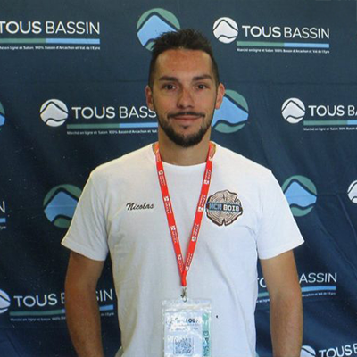 Photo Nicolas ROGER - Adhérent Territoire d'Entrepreneurs club Portes du Bassin