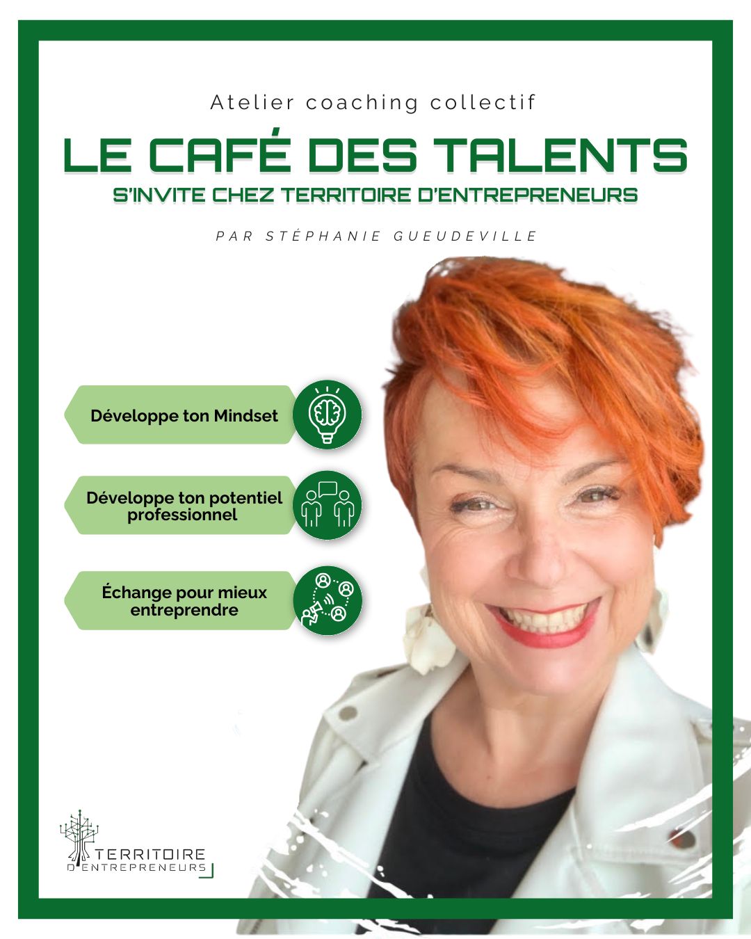 Stéphanie Gueudeville Café des Talents Territoire d'Entrepreneurs
